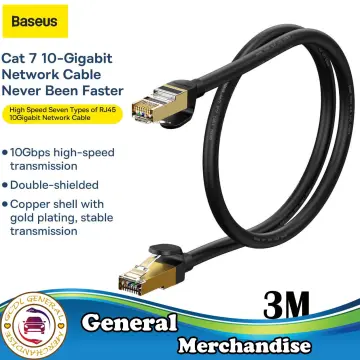Baseus 30M High Speed RJ45 CAT 7 Gigabit Network Cable Black