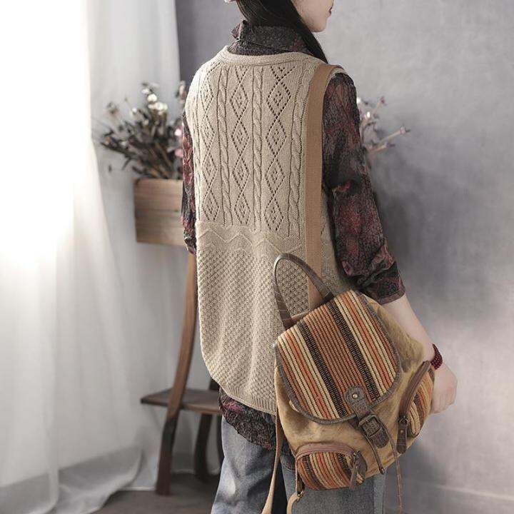 spot-spring-and-summer-new-korean-style-wool-vest-womens-outer-wear-loose-v-neck-sweater-vest-2023