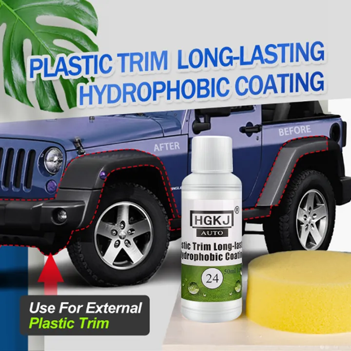 LANG NO.24 Plastic Trim Coating LongLasting Car Exterior Plastic