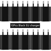 10ชิ้นล็อต EU Plug 5V 1A AC USB Charger Wall Power Adapter สำหรับ Samsung สำหรับ HTC Xiaomi ศัพท์มือถือสายชาร์จ