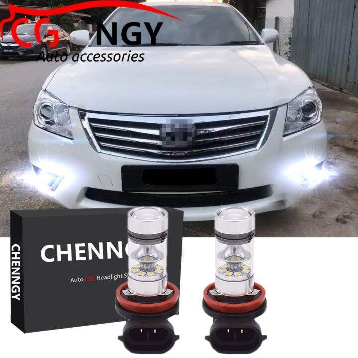 ชุดหลอดไฟตัดหมอก-led-9-32v-สีขาว-สําหรับ-toyota-camry-year-2008-2012-6000k-1-คู่-รับประกัน-10-เดือน