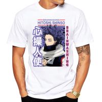 Harajuku Anime Shinsou Hitoshi Otaku T Shirts Funny Cartoon Graphic My Hero Academia Summer Unisex Hip Hop Streetwear T-Shirt