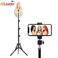 Wig Stand Tripod Black Tripod Stand For Wig Mannequin Head Stand Tripod 152Cmlength Hairdressing Mannequin Stand Phone Holder