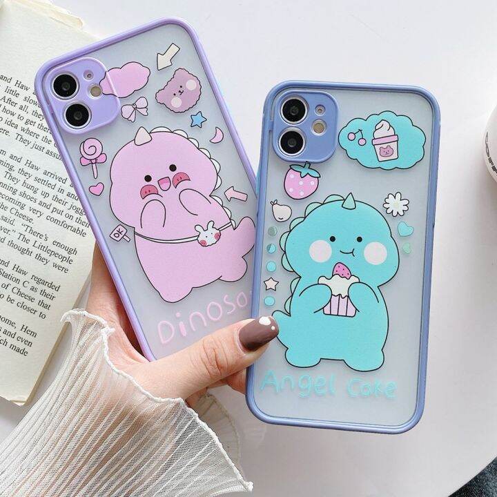 เคสขอบสีการ์ตูน-สวยๆเคสกันรอยกล้อง-11-7plus-8plus-11promax-6-6s-7-8-se-2020-6plus-11pro-x-xr-xsmax-825