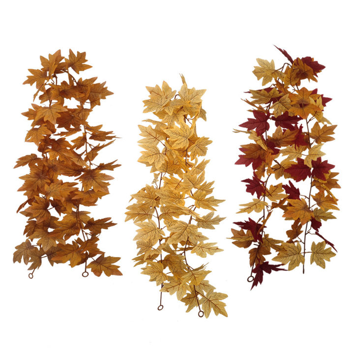 red-ivy-vine-office-decoration-indoor-home-decor-christmas-wreath-maple-leaf-decor-autumn-decorations