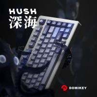 Domikey Hush แป้นพิมพ์ลายเชอร์รี่ใต้ท้องทะเลลึก Abs Doubleshot Keycap สำหรับ Mx Keyboard Poker 87 104 Xd64 Xd68 Xd84 BM65 BM68 Shensong