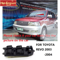 ที่ยกหน้าต่างพลังงาน Hardingsun ตัวควบคุมหลักสวิตช์สำหรับ Toyota Revo 2003 2004 2005ไม่พอดีกับ1999-2002