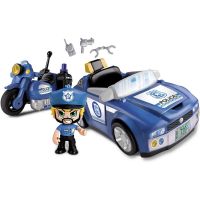 Pinypon Action Vehicle Police Car ​ตุ๊กตาพินนีพอน รถตำรวจ ได้ทั้งรถยนต์และรถมอเตอร์ไซค์ ของแท้