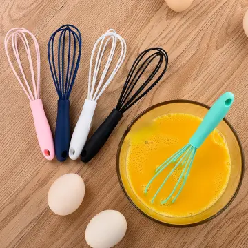 2-in-1 Stainless Steel Whisk Blender with Egg Separator and Silicone  Scraper.