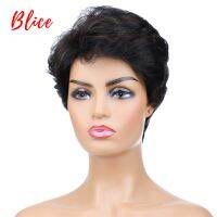 【jw】♧ Blice Synthetic Hair Color Short Shipping Resistant Kanekalon Wig P1B/30 Wigs