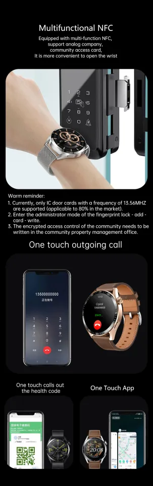 HW3 Pro NFC Smart Watch Men