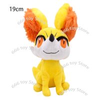 อะนิเมะ Fennekin โปเกมอนของเล่นกำมะหยี่ยัดไส้สัตว์ตุ๊กตาการ์ตูนน่ารัก S สำหรับเด็ก Kids Toys 19ซม./29ซม