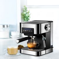 Biolomix 20 Bar Italian Type Espresso Coffee Maker Machine with Milk Frother Wand for Espresso Cappuccino Latte and Mocha