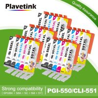 Plavetink ที่รองรับตลับหมึก CLI-551 PGI-550สำหรับแคนนอน PGI550 CLI551 PIXMA MG5450 MG5550 MG5650 MG6350 MG6650 MG6450