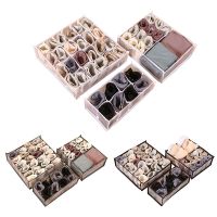 Bedroom Closet Organizer for Socks Underwear Organizador Storage Box Bra Foldable Drawer Organizer Divider Rangement Boxes