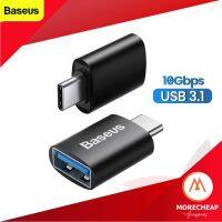 ( Promotion+++) คุ้มที่สุด ถูก/แท้Baseus OTG USB3.1 หัวแปลง Adapter TYPE C Male to USB 3.1 10Gbps Adapter รองรับการชาร์จ 3A ราคาดี อุปกรณ์ สาย ไฟ ข้อ ต่อ สาย ไฟ อุปกรณ์ ต่อ สาย ไฟ ตัว จั๊ ม สาย ไฟ