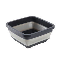 Portable Folding Bucket Foldable Basin Fishing Camping Car Wash Bucket Vegetable Fruit Basin Household Kitchen Cleaning Supplies