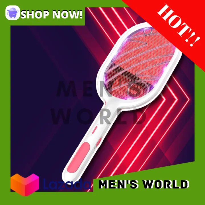 Smart Touch Lightning Electric Mosquito Swat with Light Mosquito Wasp