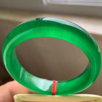 Newest Natural Jadeite Exquisite Bracelet Rare Color Jade Floating Ice Green Bangle Delicate Handring Fine Jewelry
