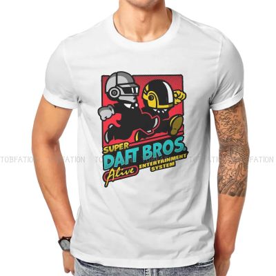 Daft Punk Helmet Mens TShirt Super Bros Fashion Polyester T Shirt Graphic Sweatshirts New Trend Size XS-4XL