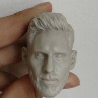 【September】 Blank 1/6 Scale The Football Star Lionel Messi Head Sculpt Unpainted Fit 12 quot; Figure