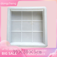 dongcheng เครื่องทำทางเดินแบบ DIY แม่พิมพ์อิฐคอนกรีตหินสี่เหลี่ยมสำหรับแผ่นคอนกรีตลานสวนสนามหญ้าทางเท้าถนนทางเดินรถแล่น