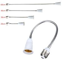 【IN STOCK】20/30/40/60cm Extended Lamp Holder Bulb Adapter Converter E27 to E27 LED E27 Lamp Flexible Extension Adapte rLamp Base Holder Flexible Extend Light Holder Converter