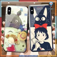 case XSเคสมือถือ XSMAX เคสศัพท์ กระจกเงา ขอบเต็ม XRฝาครอบป้องกัน ซิลิโคน การ์ตูนญี่ปุ่นโตโตโร่ ยอดขายดีอันดับหนึ่ง