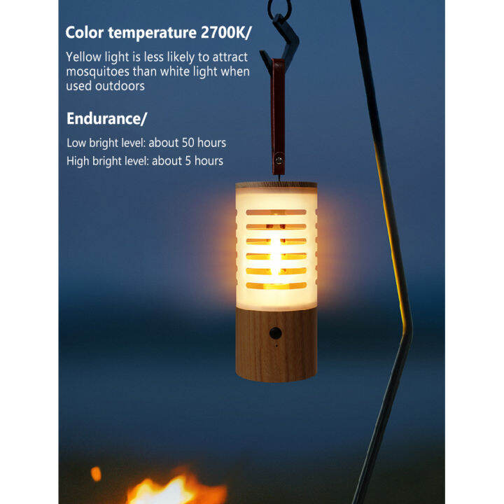 โคมไฟสร้างบรรยากาศหรี่ไฟแบบไม่มีขั้นที่ชาร์จไฟ-usb-ได้พกพาแบบไม้ไฟกลางคืน-led-สำหรับเดินป่าตั้งแคมป์กลางแจ้ง