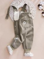 【Ready】? by overs sprg and autumn one-year-old boys pure ktted sweatps casl openable baby ps sprg