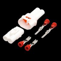 1/5/10/20/30 sets kit Sumitomo MT090 2 Pin way Male female white waterproof auto Connector motorcycle plug 6187-2171 6180-2181