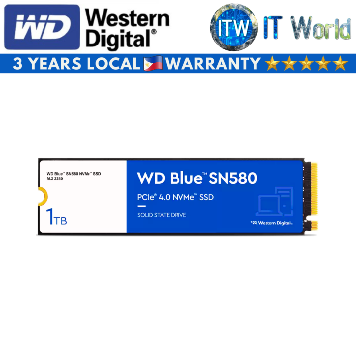 Western Digital WD Blue SN580 NVMe SSD WDS200T3B0E 2TB WD Blue