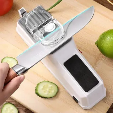 USB Electric Knife Sharpener Adjustable For Kitchen Knives Tool