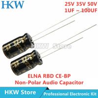 10pcs/lot ELNA RBD CE-BP Series Non Polar Nonpolar Bipolar HiFi Audio Capacitor 4.7UF 10UF 22UF 33UF 47UF 100UF 25V 35V 50V 20