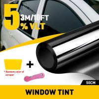 Black Car Window Foils Tinting Film 5%-20% VLT Auto Glass Tint Stickers Anti-UV Protection For KIA Rio 2 3 Sportage Soul Optima