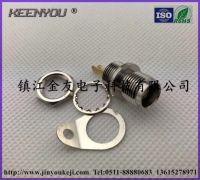 ‘；【=- TRB Triaxial TNC Panel Socket BJ377 Triaxial 1553B Bus Connector RF Connector