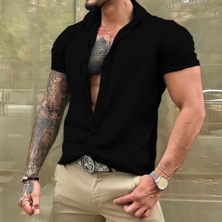 เสื้อเชิ้ตชายหาดแขนสั้นสไตล์ฮาวายสำหรับฤดูร้อนเสื้อผ้าแนวสตรีทแบบลำลองพิมพ์ลาย3d-ขนาดใหญ่สำหรับผู้ชายแฟชั่นใหม่2023