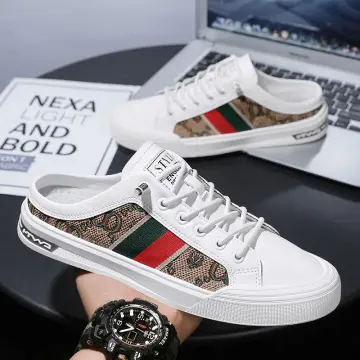 GG Canvas GG Lelaki Gucci Sneakers Atas Rendah, Malaysia