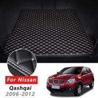 สำหรับ Nissan Qashqai J10พรม Alas Bagasi Mobil หนังนิสสัน Dualis 2006-2012พรมไลเนอร์กระบะท้ายแผ่นรองเท้าบูท2007 2008 2009 2010