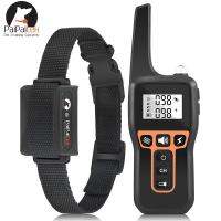 ZZOOI Dog Training Collar With LED Light Pet Anti Bark Control Collar 1200Yd Range 3 Working  Modes Tone and 1-100 Adjustable Levels