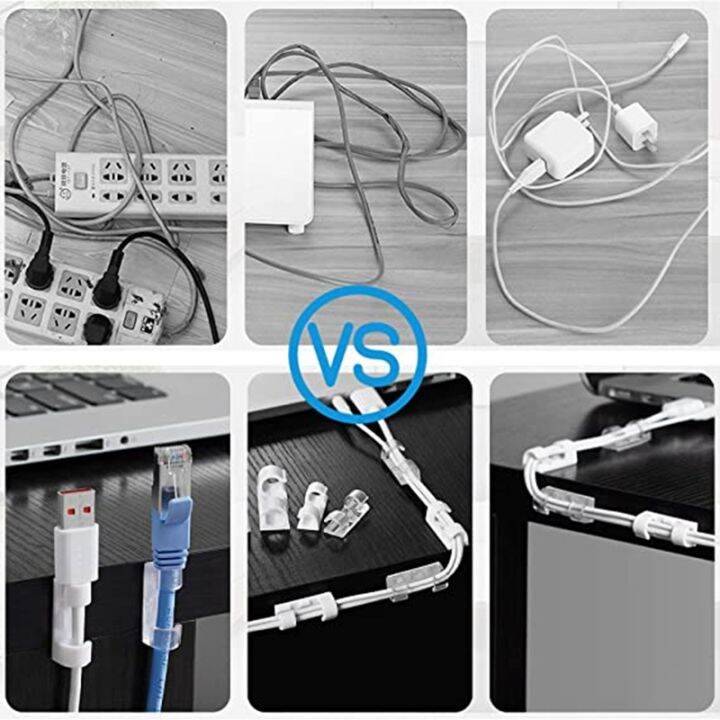 16-20-pcs-cable-clips-organizer-drop-wire-holder-cord-management-self-adhesive-cable-manager-fixed-clamp-wire-winder