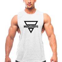 ┋∏ New Design Men Brand Gyms Sleeveless T-shirt Mens Gym O-neck Tanktop