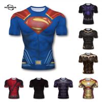 2023 Customized Fashion NEW Compression Shirt 3D Printed T-shirt Men Short sleeves Cosplay Costume Fit Clothing Fitness Tee Tops，Contact the seller for personalized customization