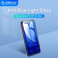 [Electronic film] ORICO กระจกกันรอยหน้าจอสำหรับ Iphone X XS XR XS Max ป้องกันแสงสีฟ้า3D โค้งแกร่งฟิล์มแก้วสำหรับ Iphone