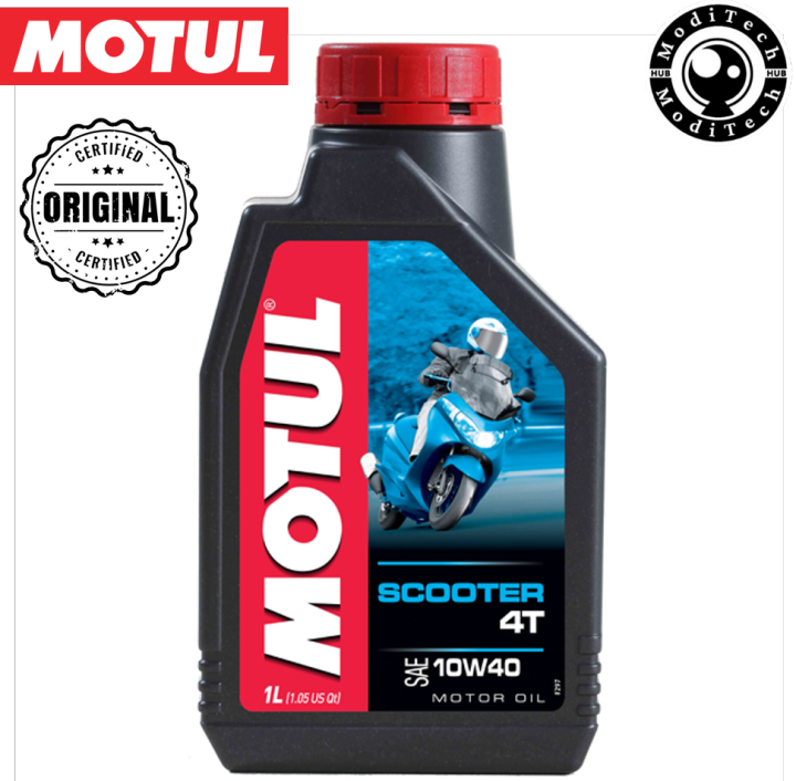 MOTUL SCOOTER 4T SAE 10W40 + Gear Oil Bundle Deal Lazada PH