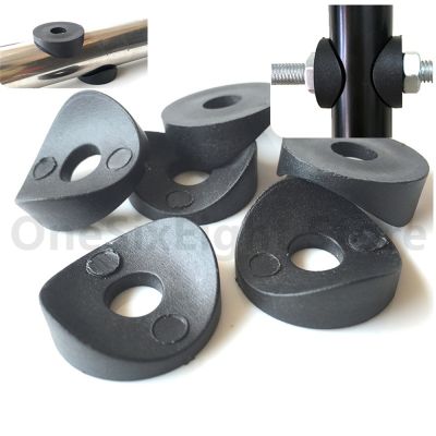 Black Plastic Round Washer Hole Plug 16x6mm-25x8mm Protection Gasket Dust Seal End Cover Caps For Pipe Bolt Furniture