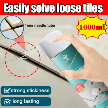Tile Glue Strong Adhesive Floor Tile Empty Drum Loose Repair Injection  Filling Seam Instead of Wall Tile Falling Off Back Glue - AliExpress