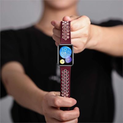 Hotslicone สำหรับ Watch FIT 2คลาสสิกสมาร์ทนาฬิกาสายรัดข้อมือกีฬา Correa Breathable Vitality สร้อยข้อมือ Accessories