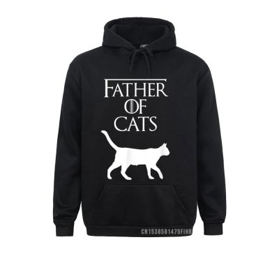 Sudadera con capucha de padre de gatos para hombre, prenda de vestir masculina con capucha de piel de papá para amantes de los gatos S500392