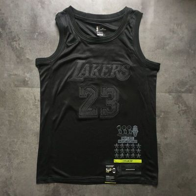 Ready Stock Top-Quality Mens No.23 Lebronn Jamess Los Angeles Lakerss Swingman Jersey - Black